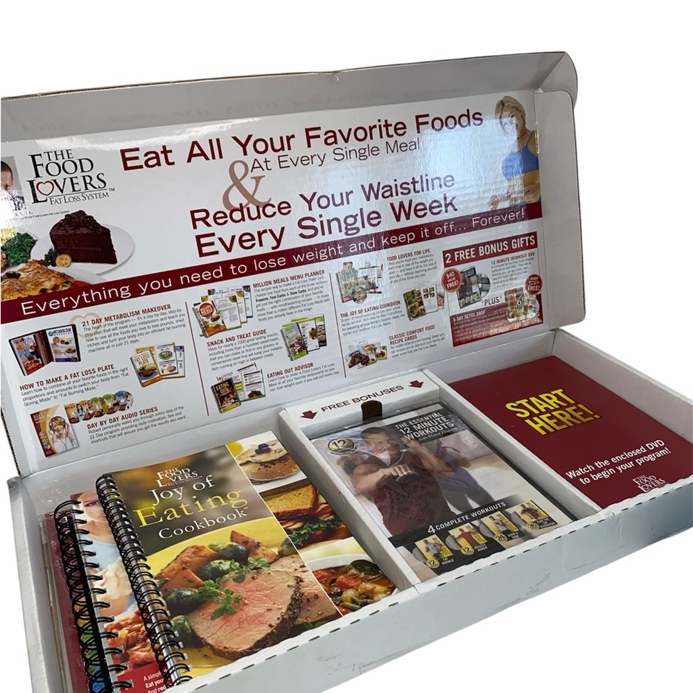 * The Food Lovers fat loss System menu plan cook book matabolism makeover health